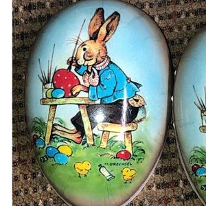 Nestler paper mache egg made in Germany